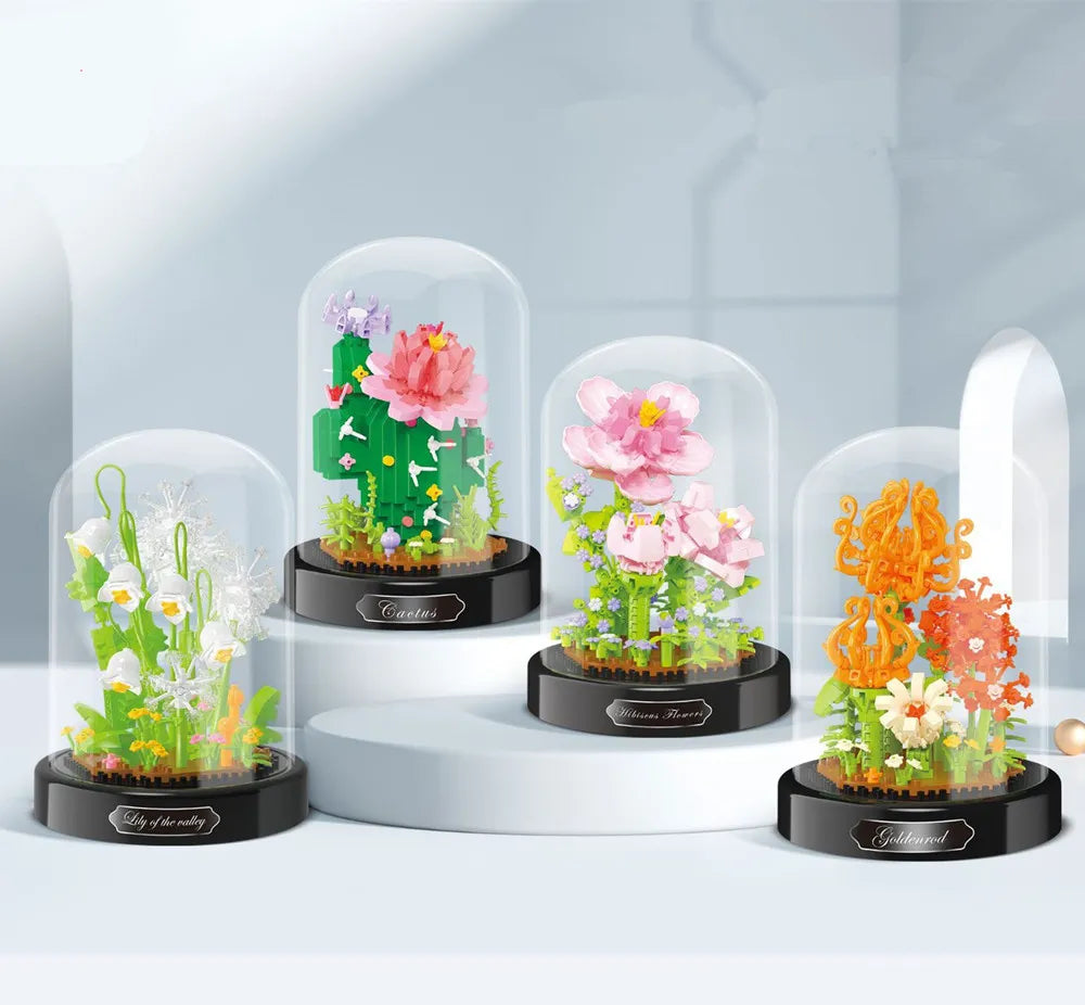 Blocs de construction de micro-fleurs