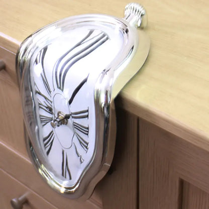 Melting Distorted Wall Clocks