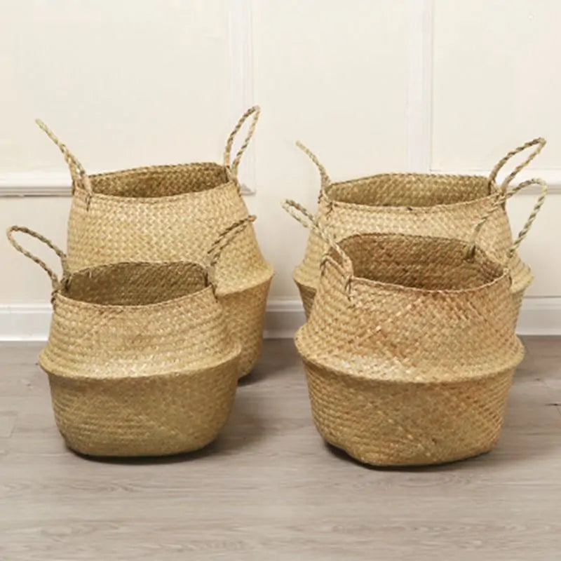 Seagrass Hanging Planter Basket