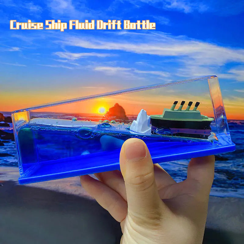 Cruise Ship Fluid Drift Bottle