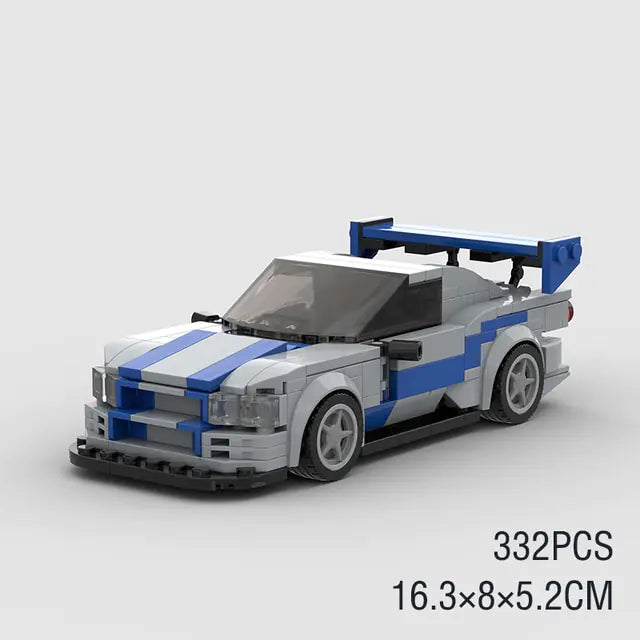 Briques Lego pour la Nissan GTR