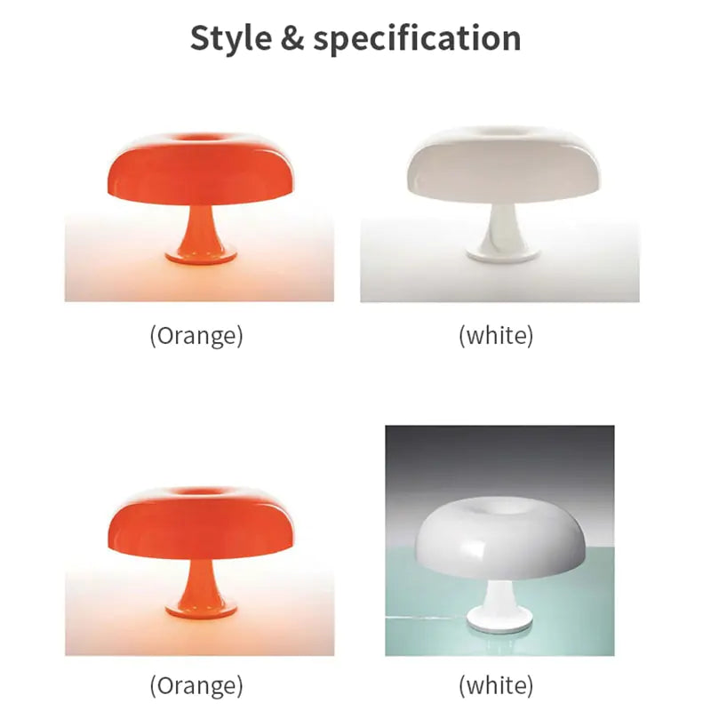 Lampe de table LED champignon