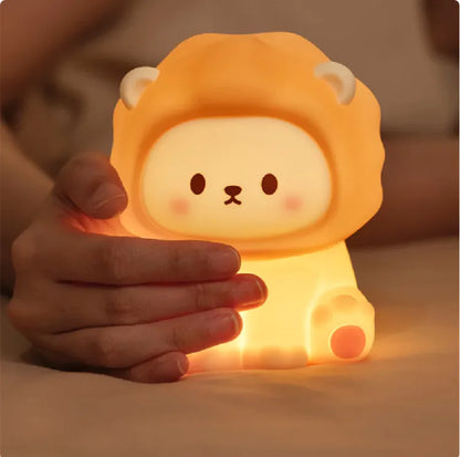 Lion Cub Silicone Night Light