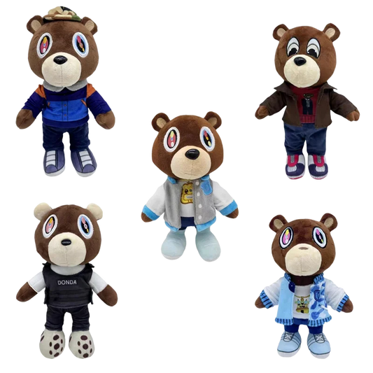 Peluche ours en peluche Kanye